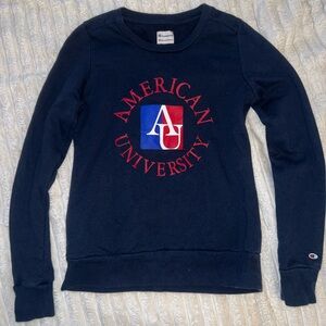 Champion Navy American University Sweatshirt